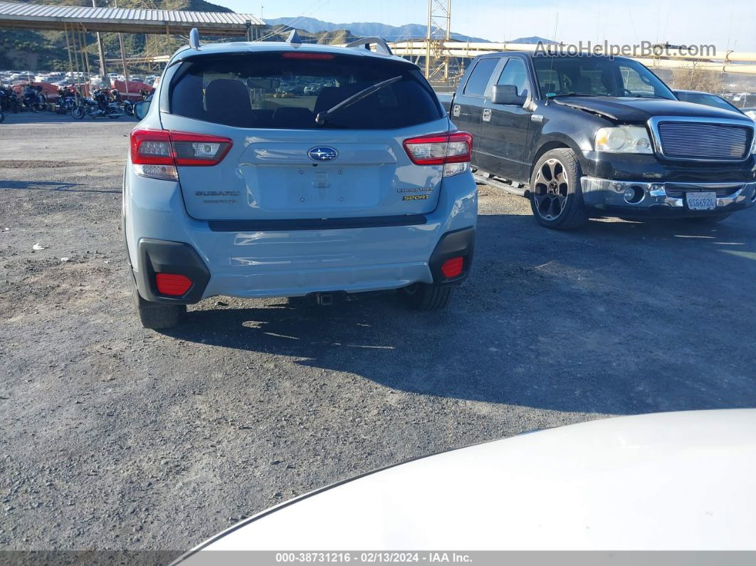 2021 Subaru Crosstrek Sport Light Blue vin: JF2GTHRC4MH345364