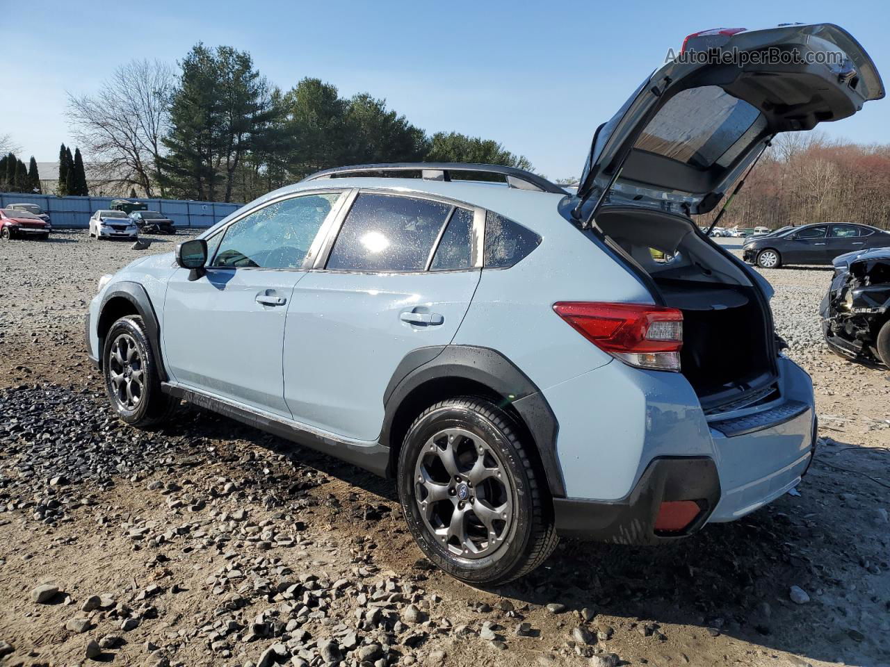 2021 Subaru Crosstrek Sport Blue vin: JF2GTHRC6MH301091