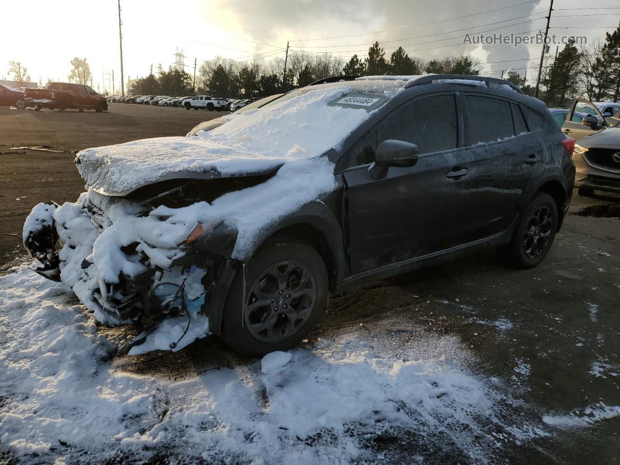 2021 Subaru Crosstrek Sport Gray vin: JF2GTHRC7MH267291