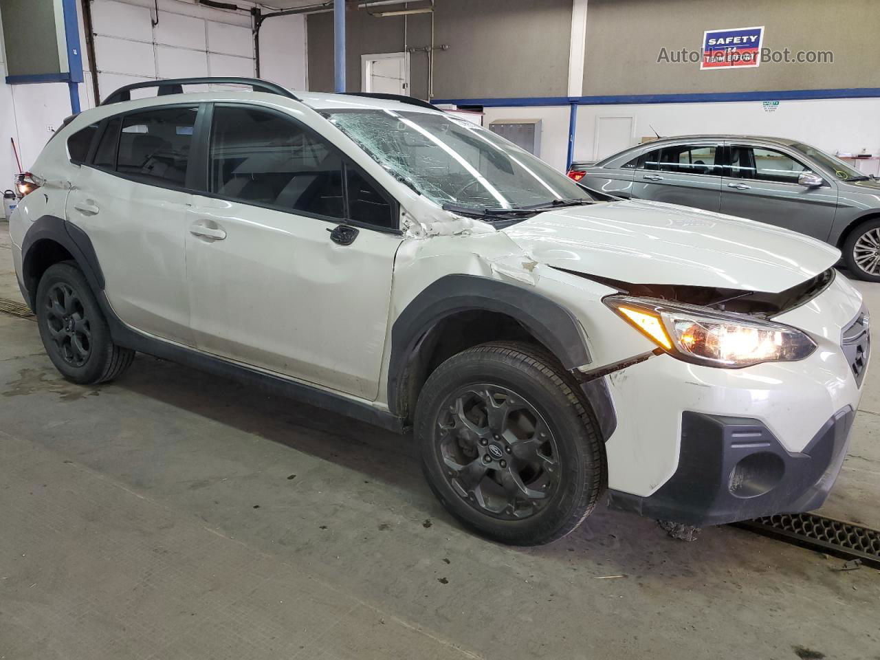 2021 Subaru Crosstrek Sport White vin: JF2GTHRCXMH228016