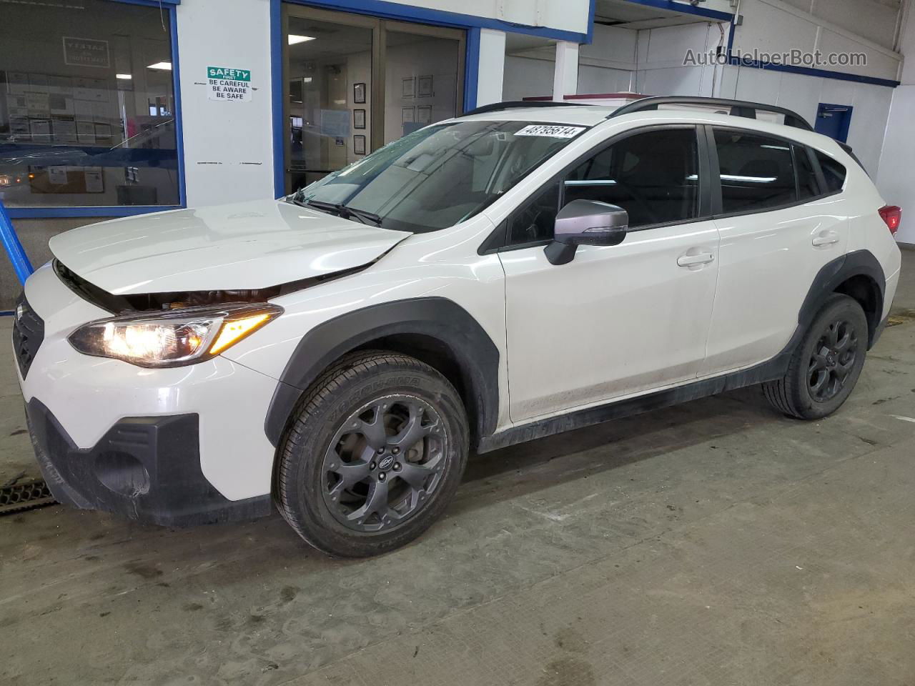 2021 Subaru Crosstrek Sport White vin: JF2GTHRCXMH228016