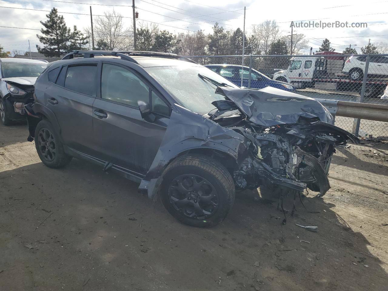 2021 Subaru Crosstrek Sport Gray vin: JF2GTHRCXMH268659