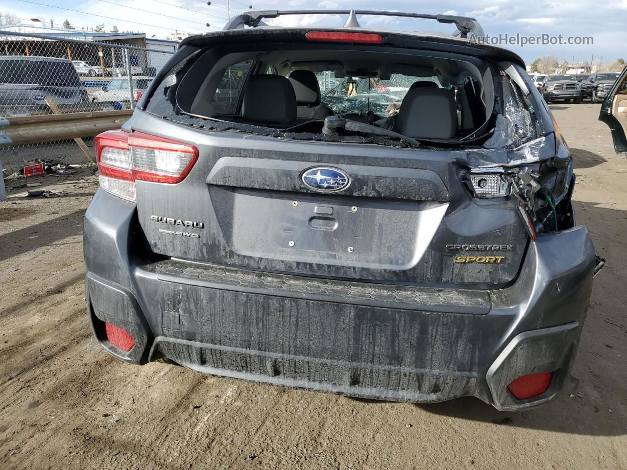 2021 Subaru Crosstrek Sport Gray vin: JF2GTHRCXMH268659