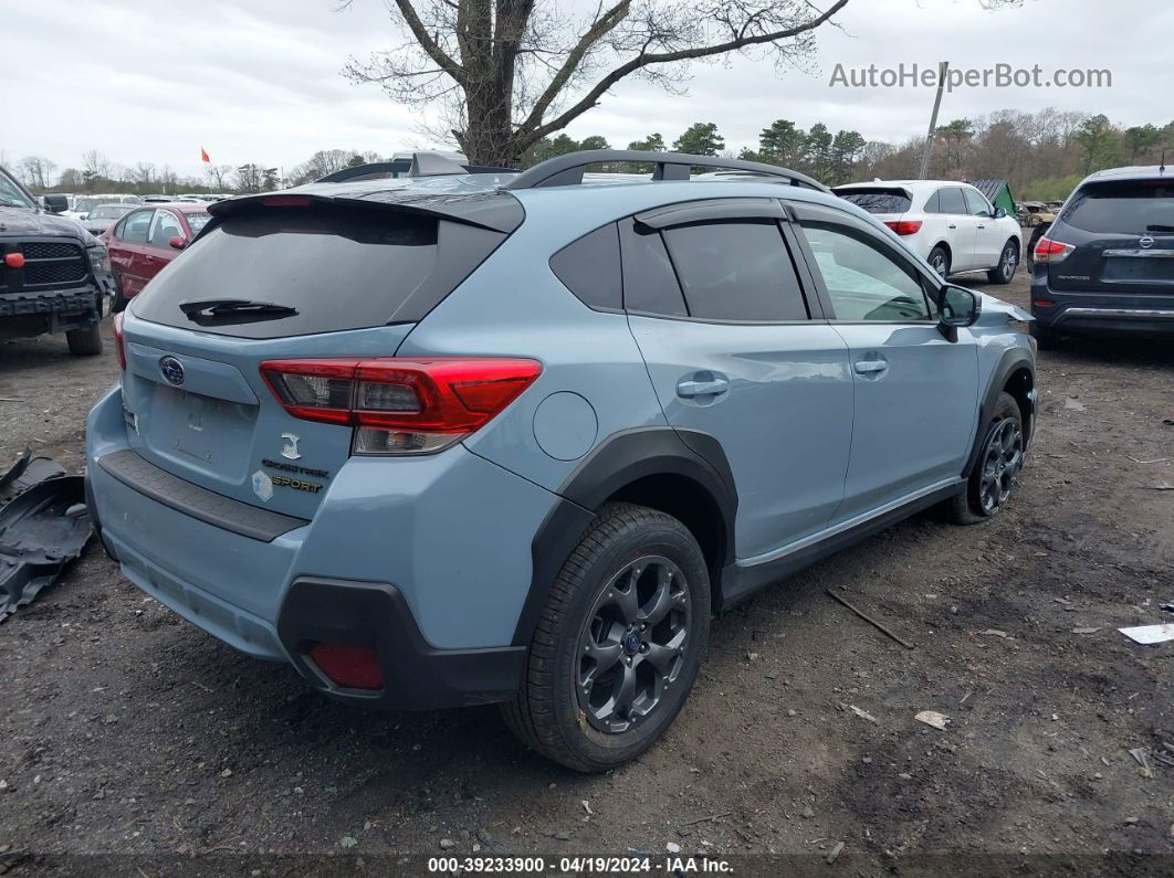 2021 Subaru Crosstrek Sport Blue vin: JF2GTHRCXMH310280