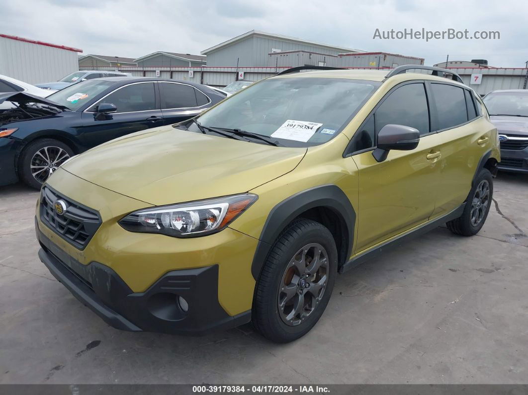 2021 Subaru Crosstrek Sport Green vin: JF2GTHRCXMH370995