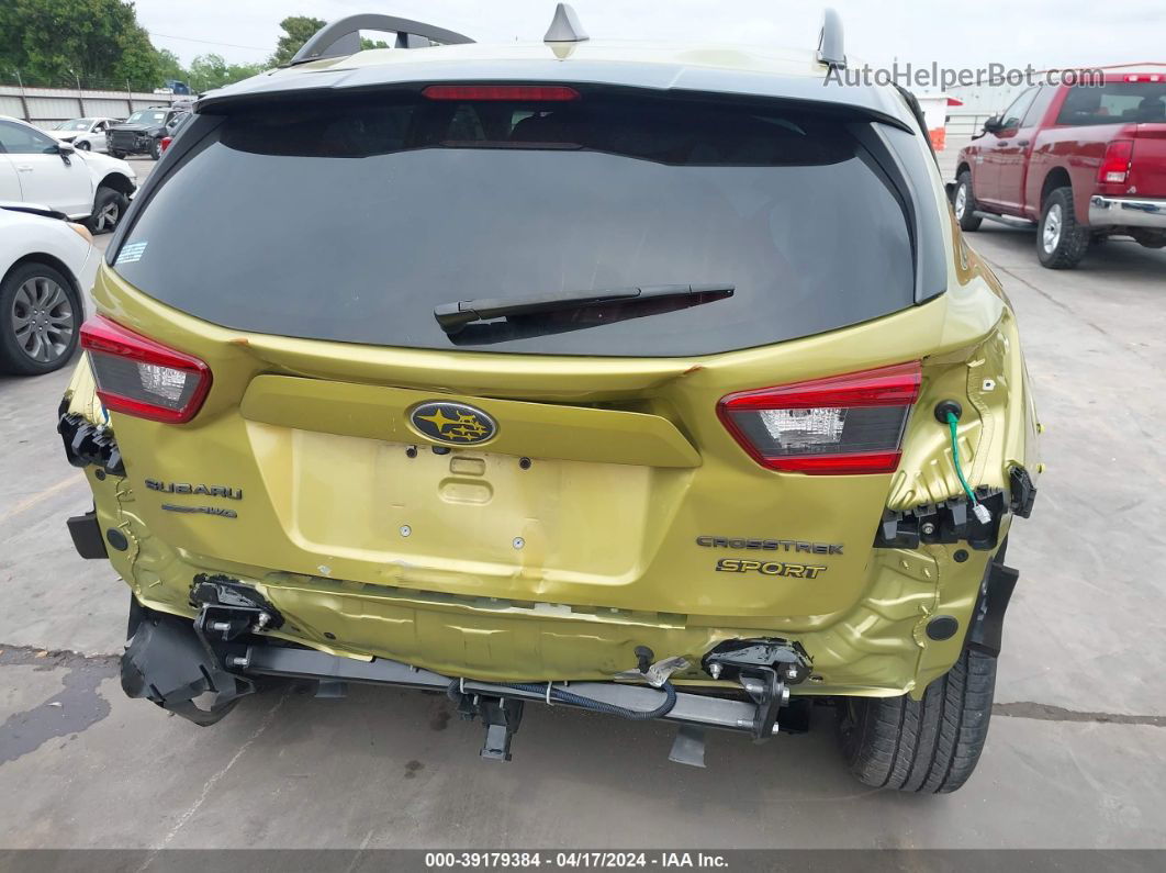 2021 Subaru Crosstrek Sport Green vin: JF2GTHRCXMH370995