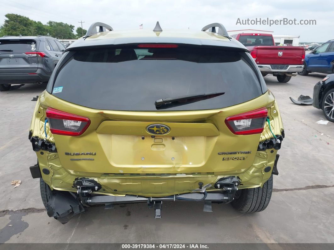 2021 Subaru Crosstrek Sport Green vin: JF2GTHRCXMH370995