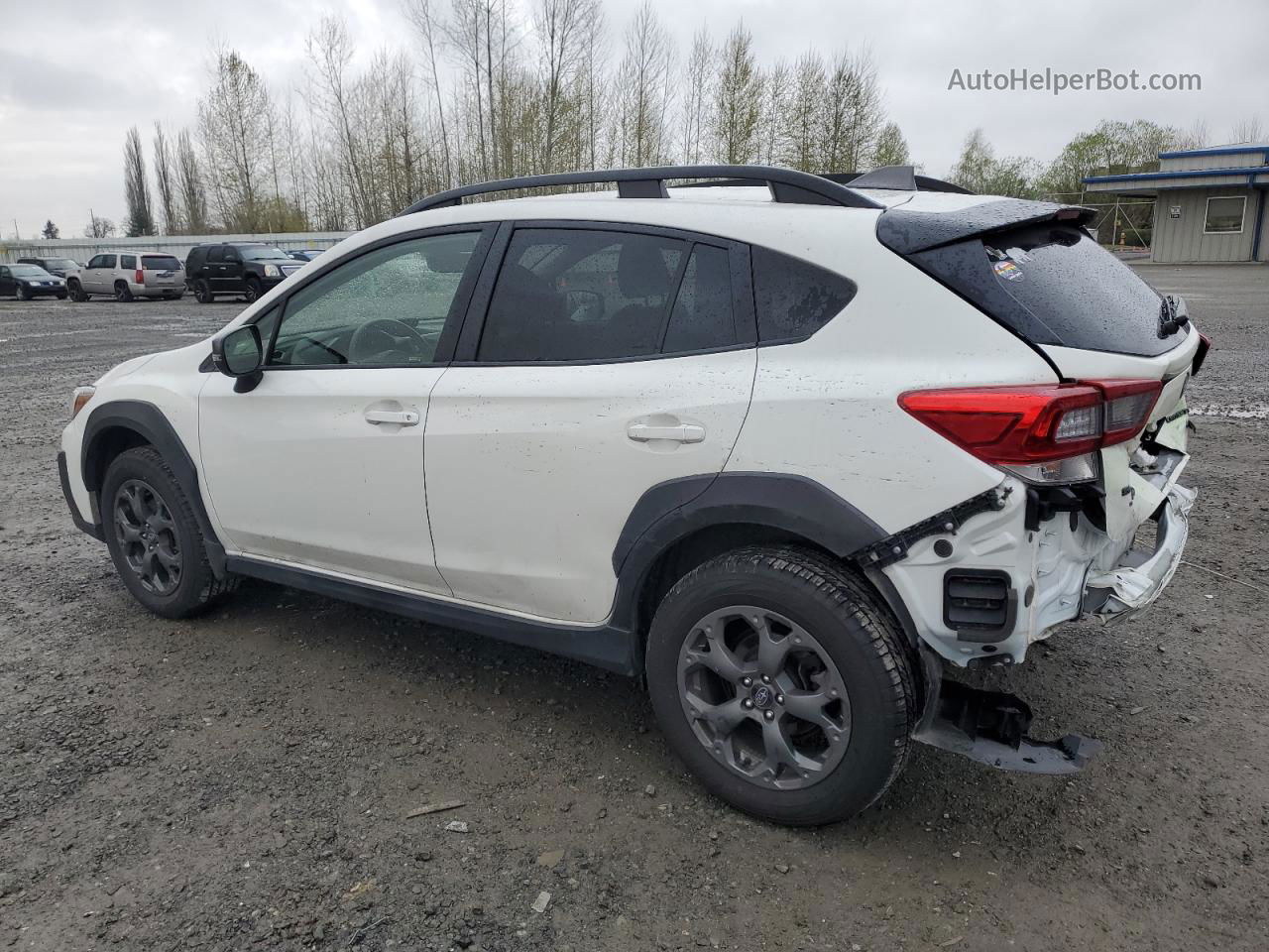 2021 Subaru Crosstrek Sport White vin: JF2GTHRCXMH660458