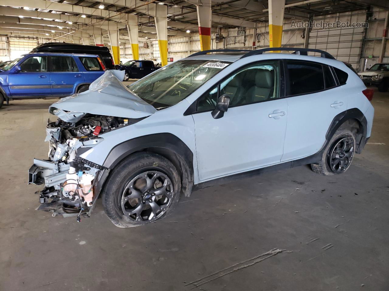 2021 Subaru Crosstrek Sport Gray vin: JF2GTHSC0MH329205