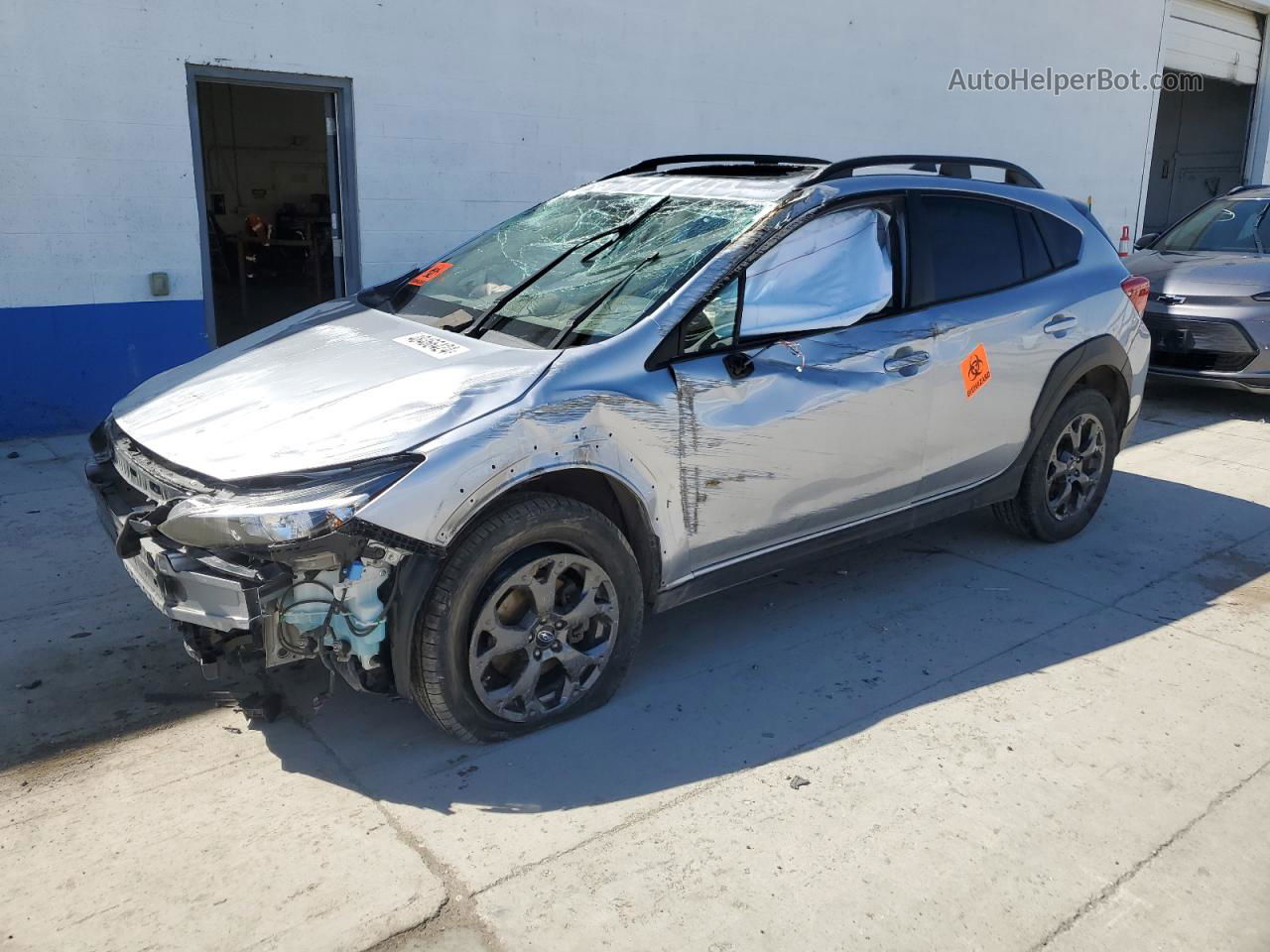 2021 Subaru Crosstrek Sport Silver vin: JF2GTHSC0MH347493