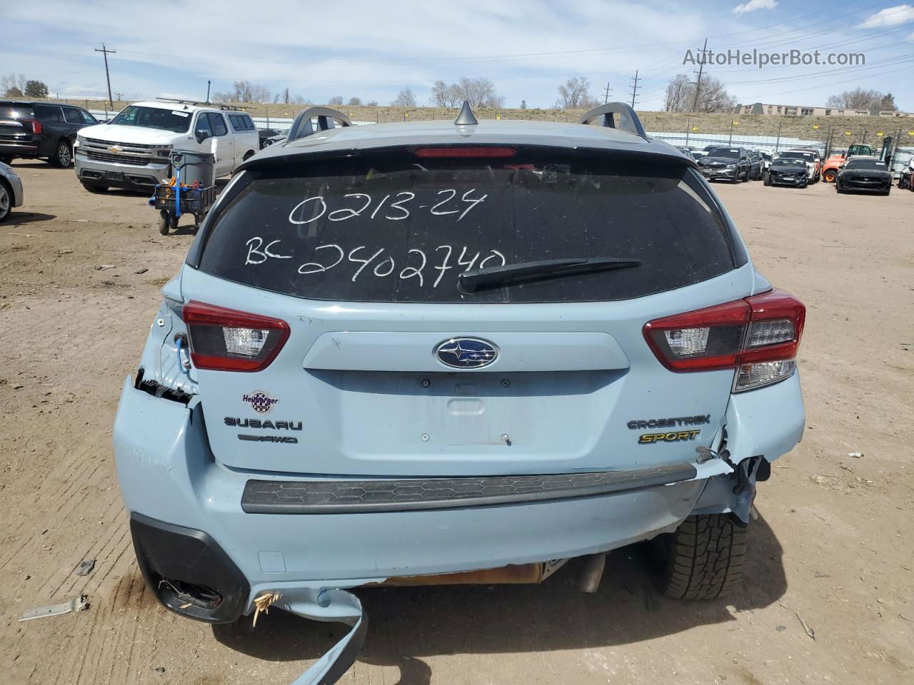 2021 Subaru Crosstrek Sport Blue vin: JF2GTHSC0MH361233