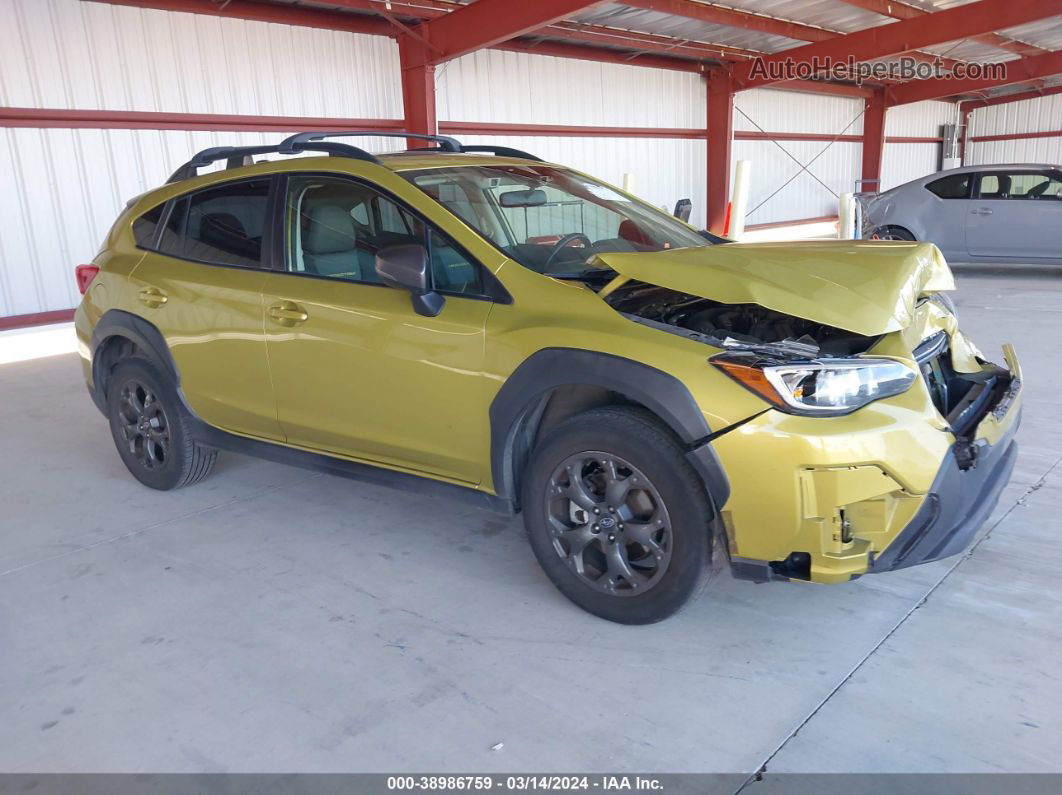 2021 Subaru Crosstrek Sport Зеленый vin: JF2GTHSC1MH233826