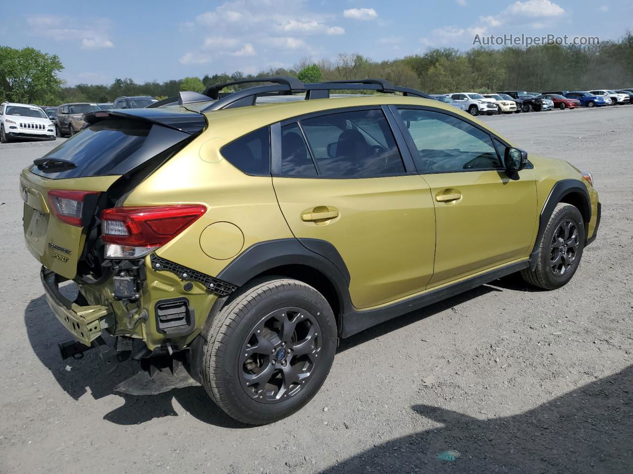 2021 Subaru Crosstrek Sport Green vin: JF2GTHSC1MH336132