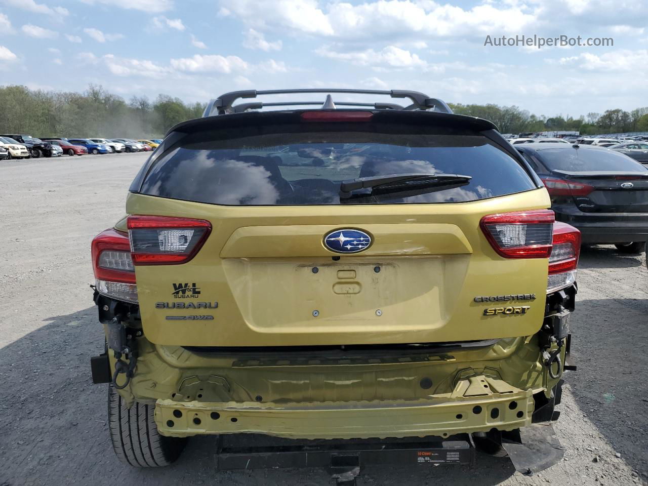 2021 Subaru Crosstrek Sport Green vin: JF2GTHSC1MH336132