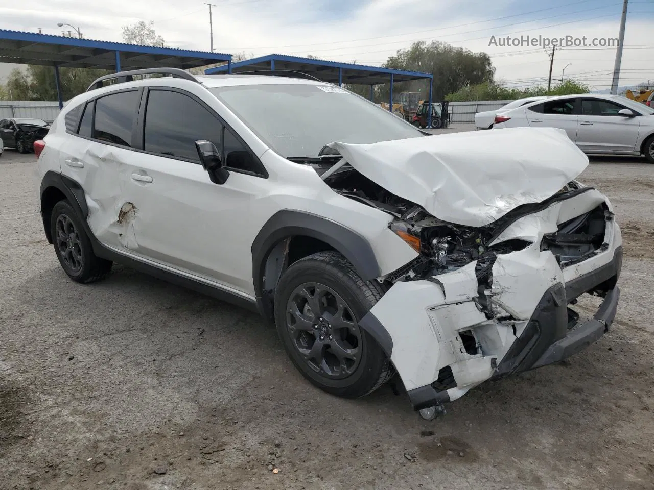 2021 Subaru Crosstrek Sport White vin: JF2GTHSC3MH659968