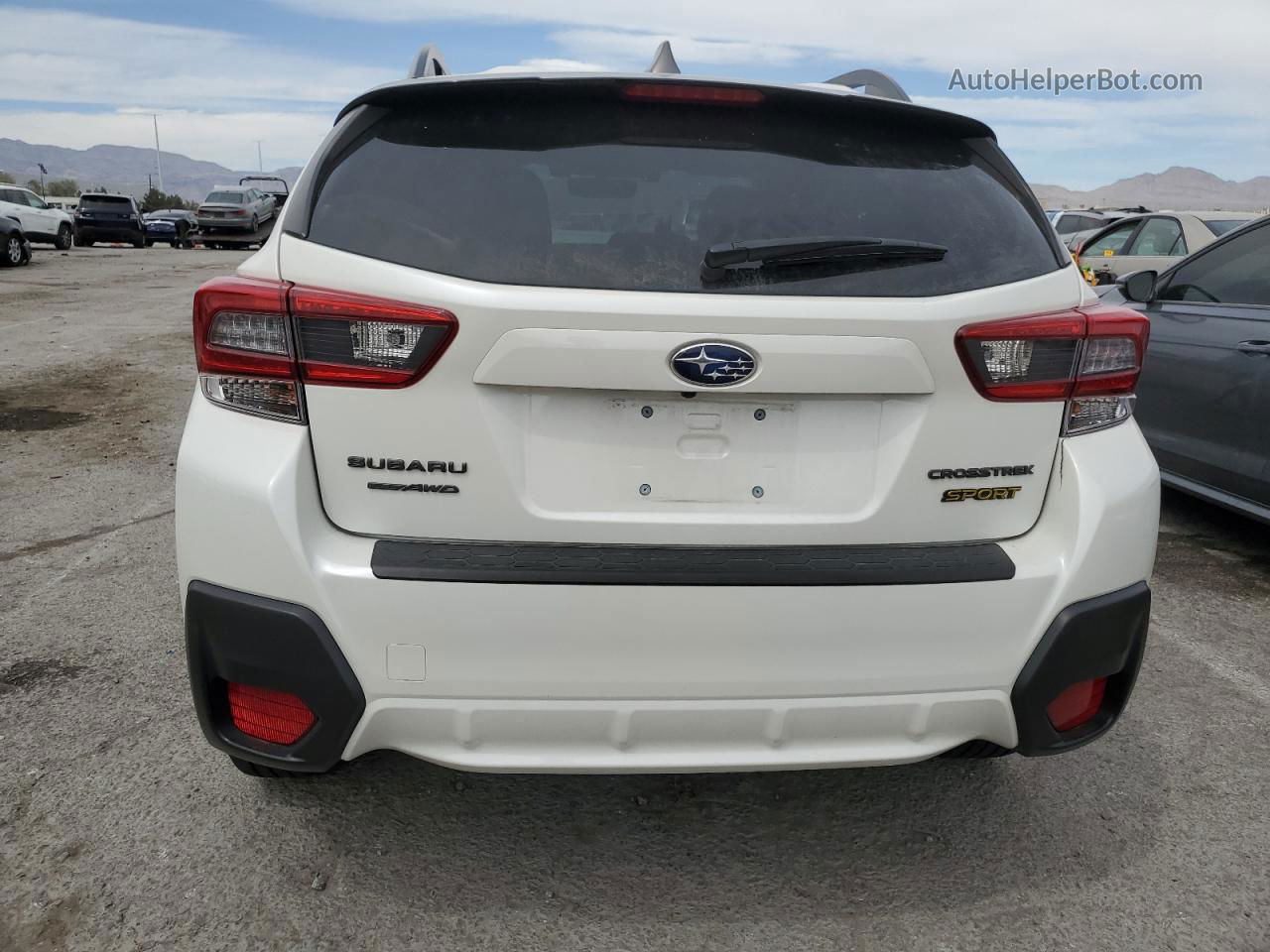 2021 Subaru Crosstrek Sport White vin: JF2GTHSC3MH659968