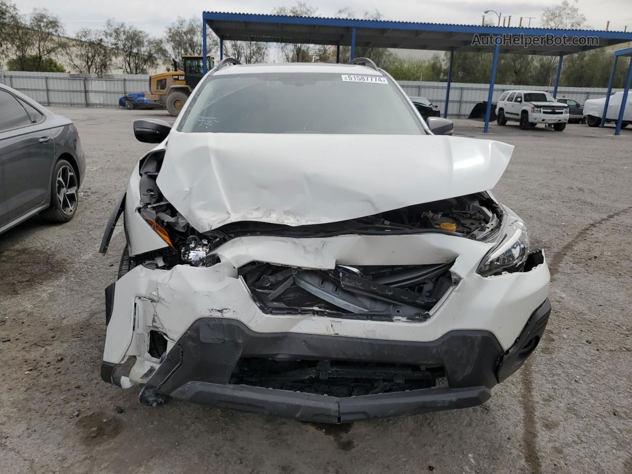 2021 Subaru Crosstrek Sport White vin: JF2GTHSC3MH659968