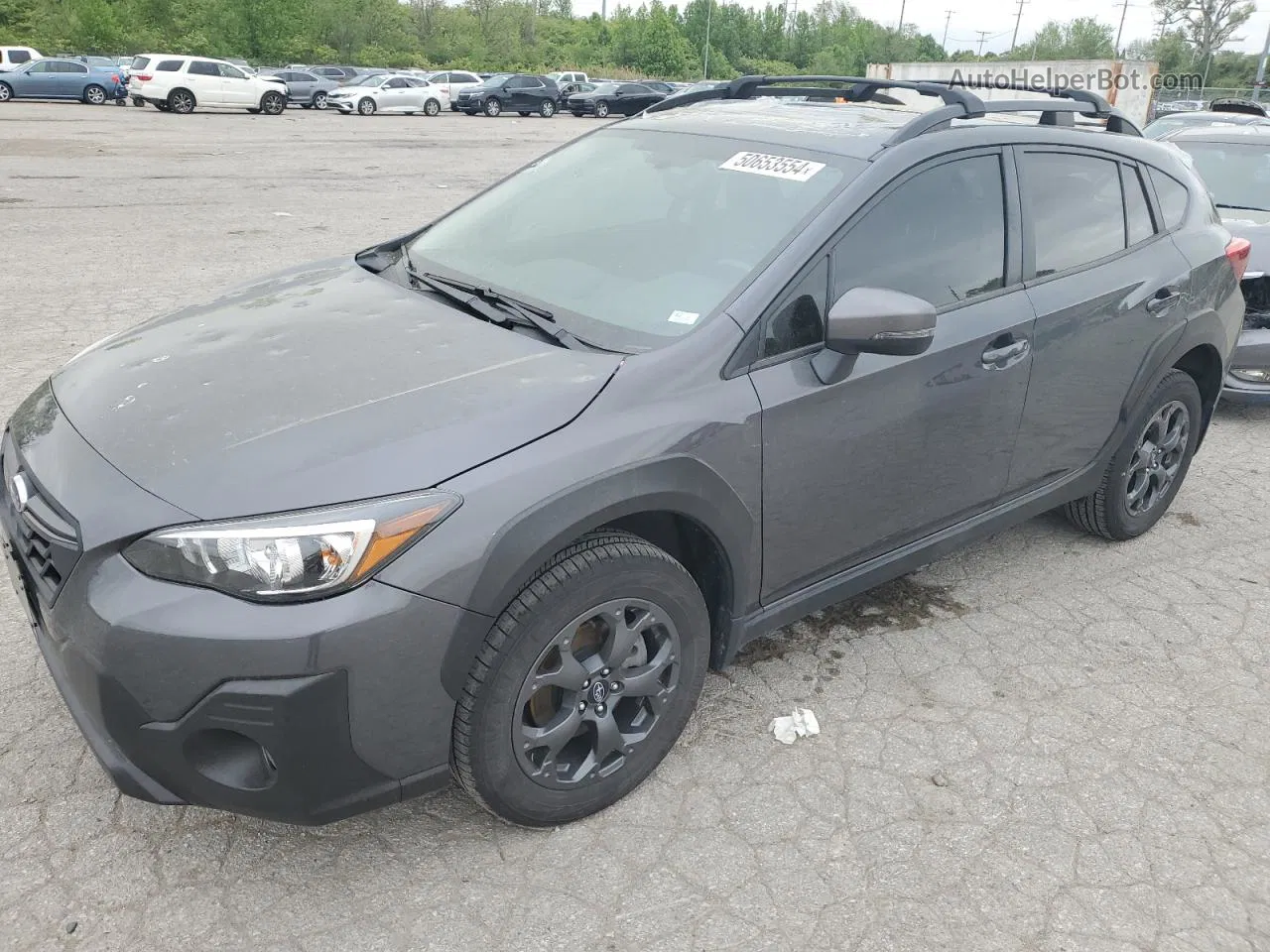 2021 Subaru Crosstrek Sport Gray vin: JF2GTHSC4MH242505