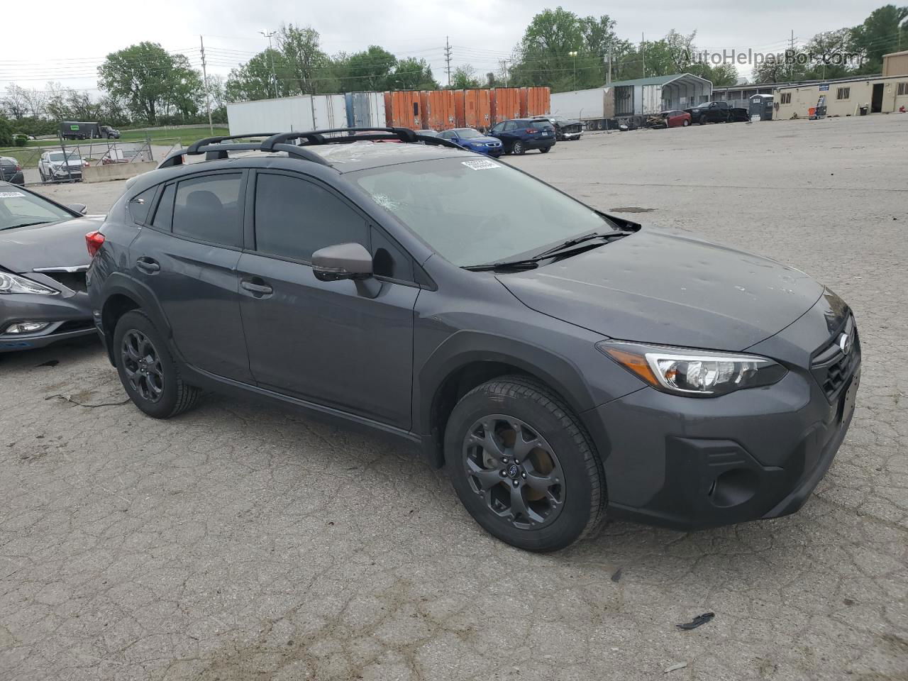 2021 Subaru Crosstrek Sport Gray vin: JF2GTHSC4MH242505