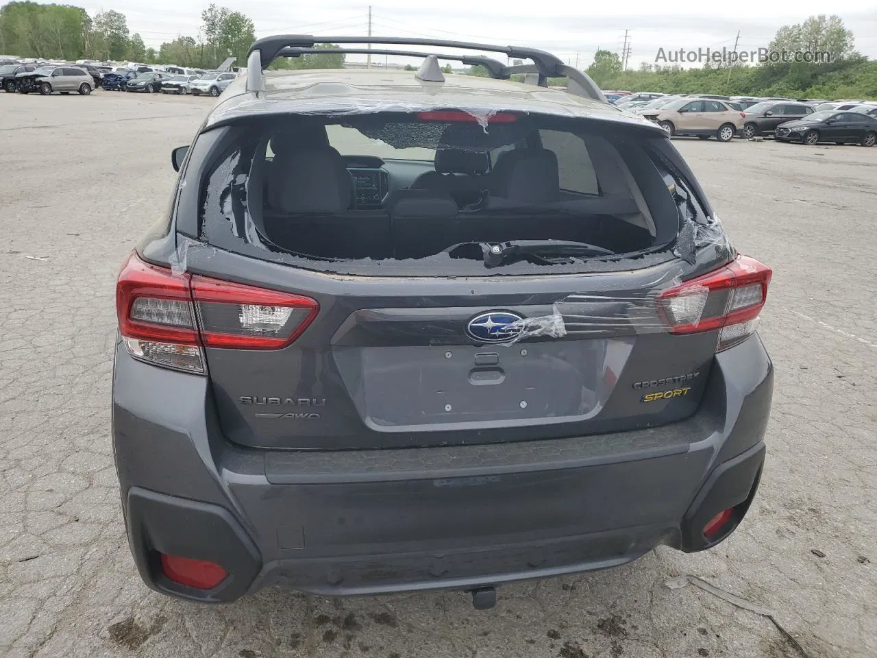 2021 Subaru Crosstrek Sport Gray vin: JF2GTHSC4MH242505