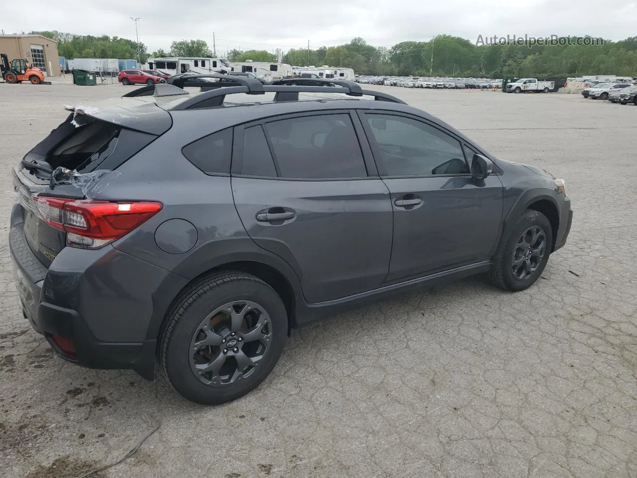 2021 Subaru Crosstrek Sport Gray vin: JF2GTHSC4MH242505