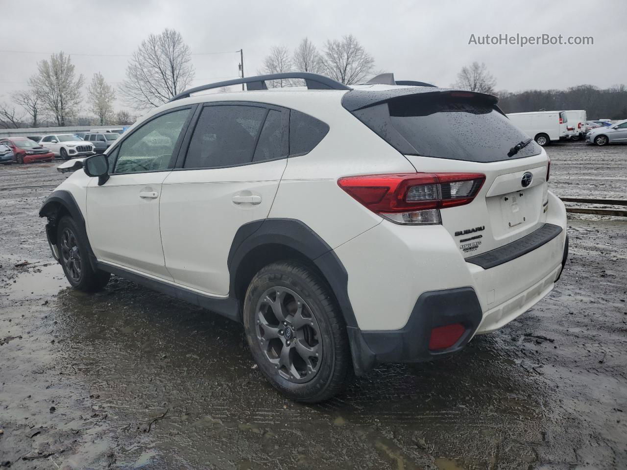 2021 Subaru Crosstrek Sport White vin: JF2GTHSC4MH322788