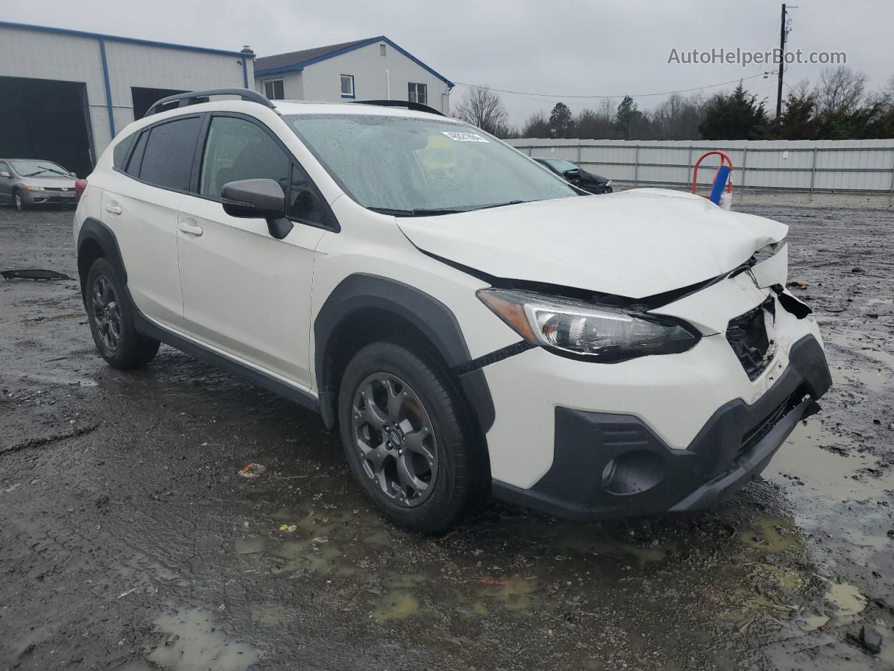 2021 Subaru Crosstrek Sport White vin: JF2GTHSC4MH322788