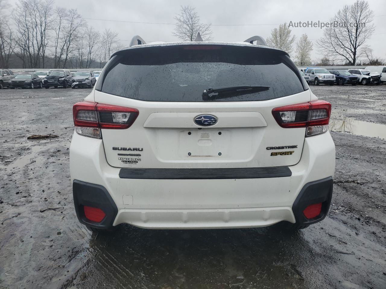 2021 Subaru Crosstrek Sport White vin: JF2GTHSC4MH322788