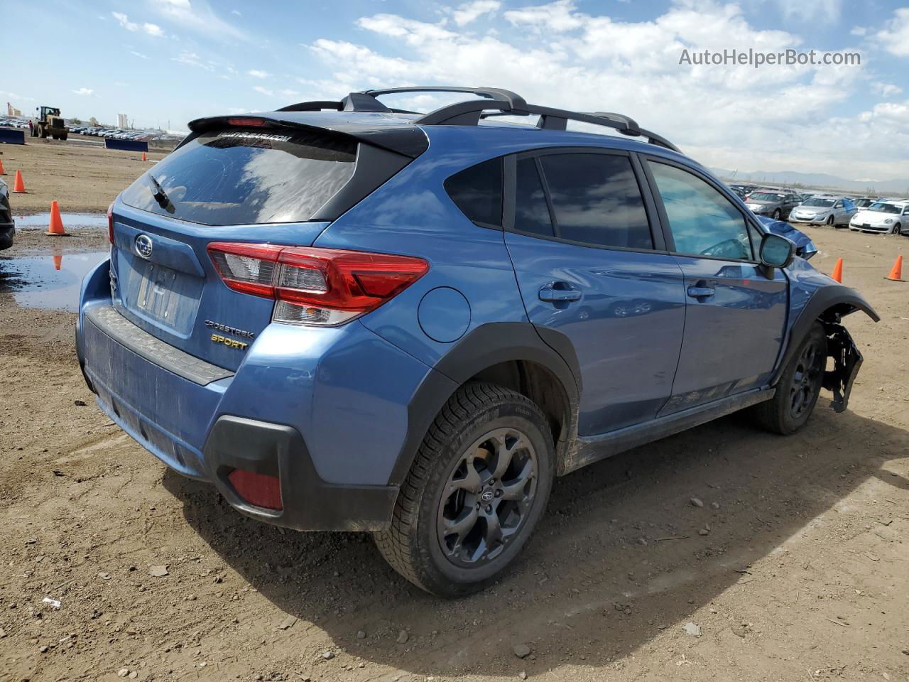 2021 Subaru Crosstrek Sport Blue vin: JF2GTHSC8MH299855