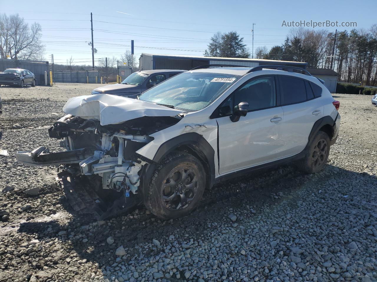 2021 Subaru Crosstrek Sport White vin: JF2GTHSCXMH246574