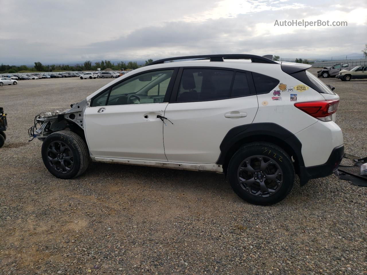 2021 Subaru Crosstrek Sport White vin: JF2GTHSCXMH356346