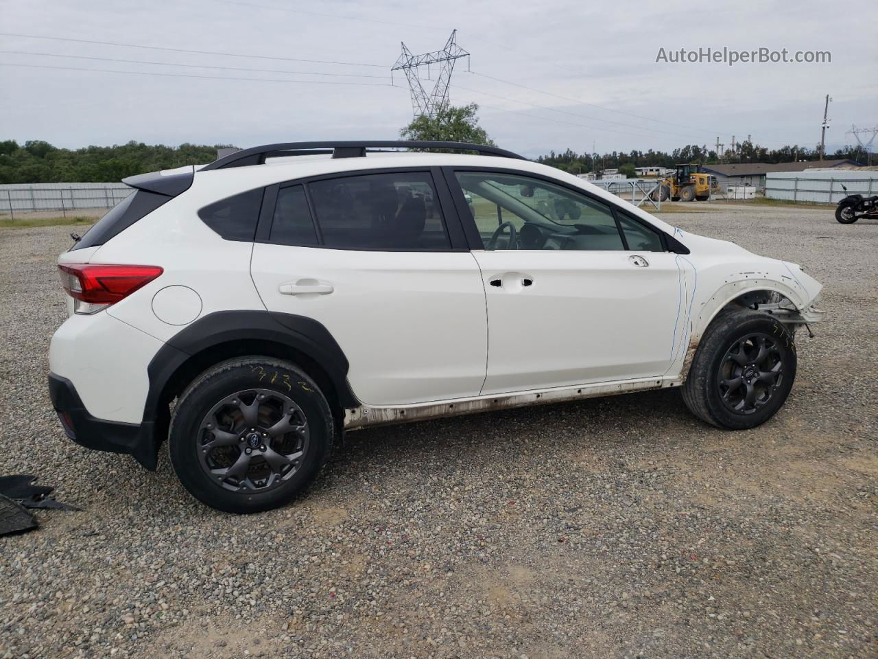 2021 Subaru Crosstrek Sport White vin: JF2GTHSCXMH356346