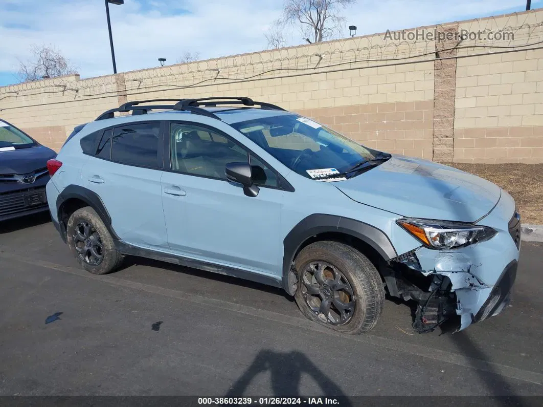 2021 Subaru Crosstrek Sport Blue vin: JF2GTHSCXMH359196