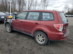 2009 Subaru Forester 2.5x Красный vin: JF2SH61609G721822