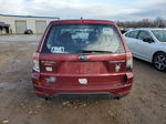 2009 Subaru Forester 2.5x Burgundy vin: JF2SH61609G786668