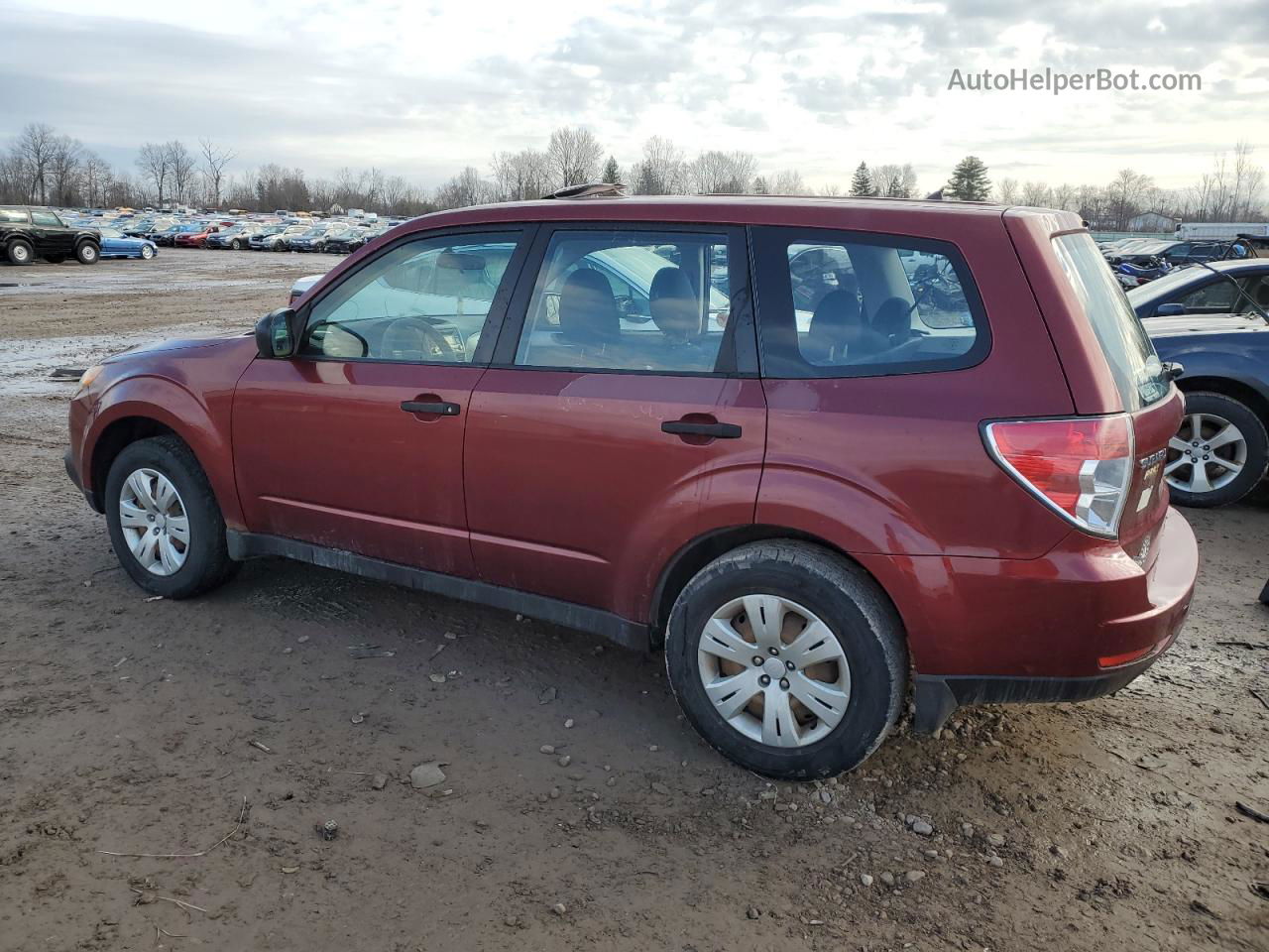 2009 Subaru Forester 2.5x Burgundy vin: JF2SH61609G786668