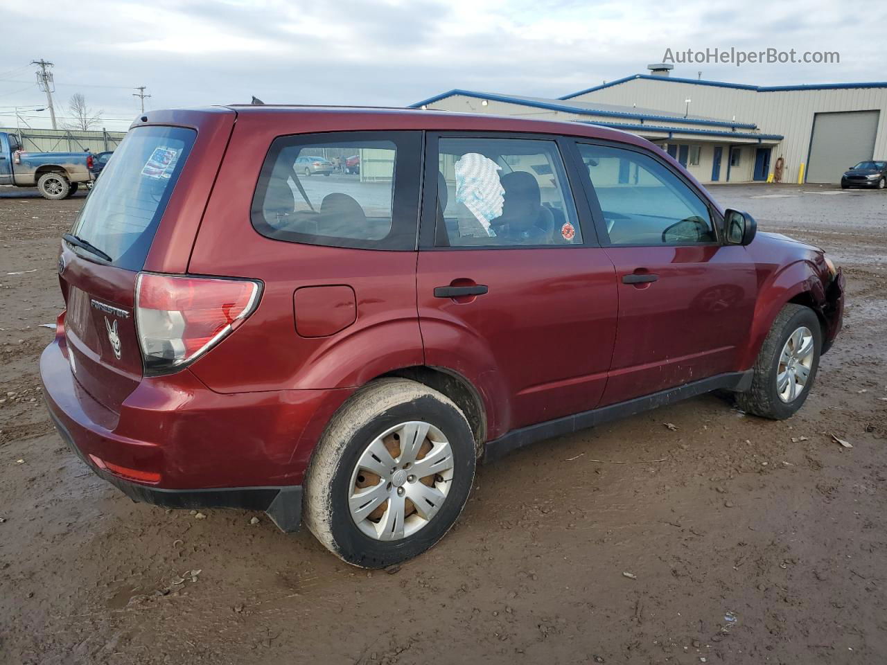 2009 Subaru Forester 2.5x Burgundy vin: JF2SH61609G786668