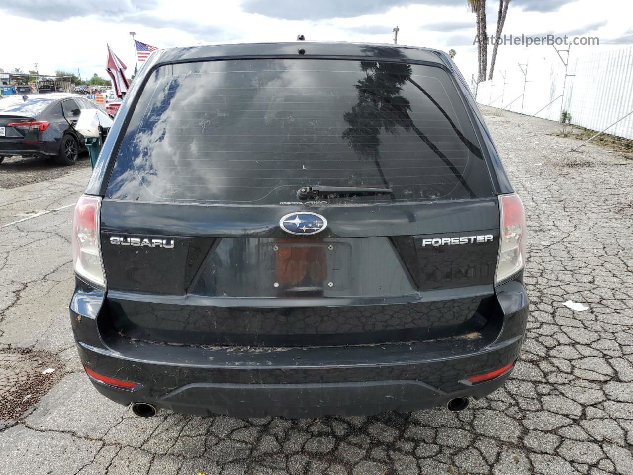 2009 Subaru Forester 2.5x Black vin: JF2SH61609H757665