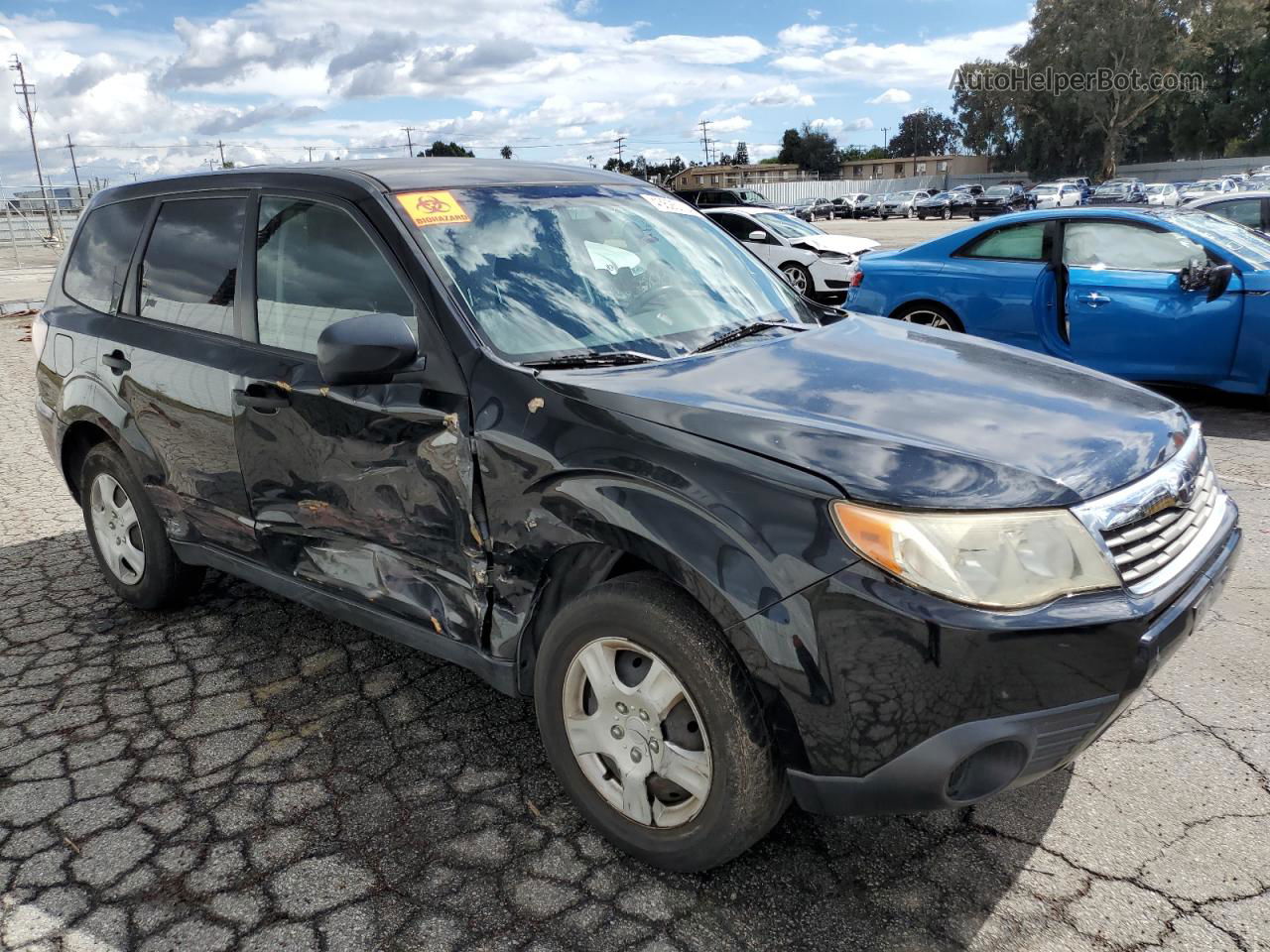 2009 Subaru Forester 2.5x Black vin: JF2SH61609H757665