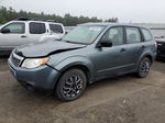 2009 Subaru Forester 2.5x Gray vin: JF2SH61619H728871