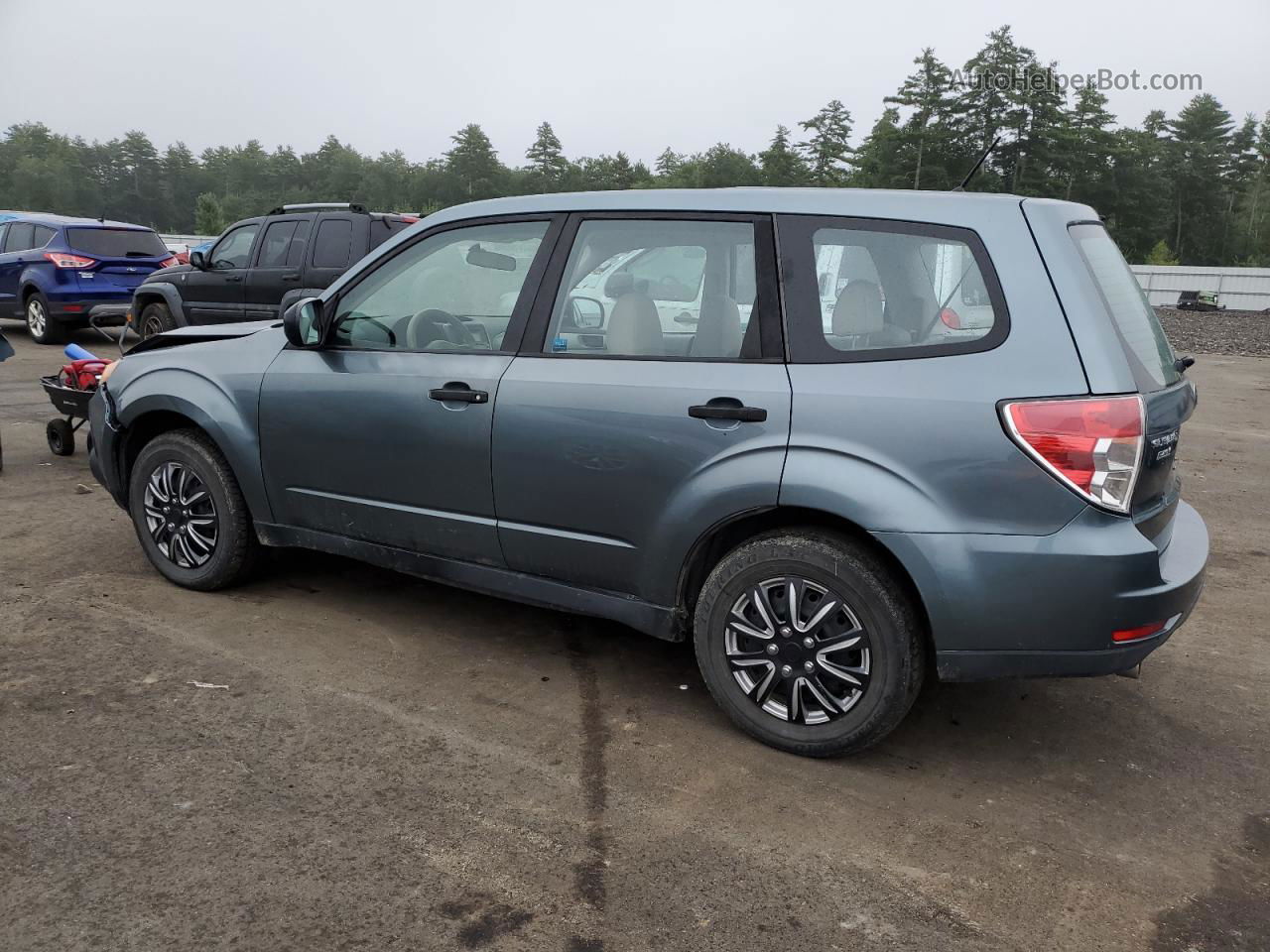 2009 Subaru Forester 2.5x Gray vin: JF2SH61619H728871