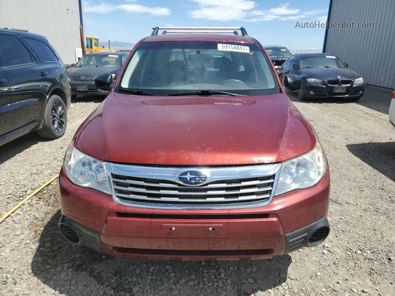 2009 Subaru Forester 2.5x Burgundy vin: JF2SH61619H730040