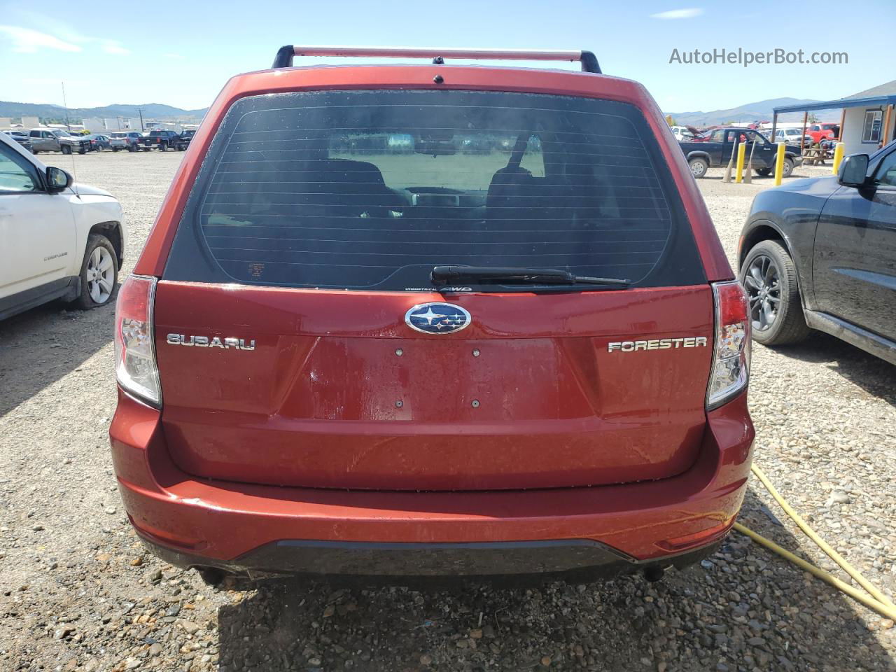 2009 Subaru Forester 2.5x Burgundy vin: JF2SH61619H730040