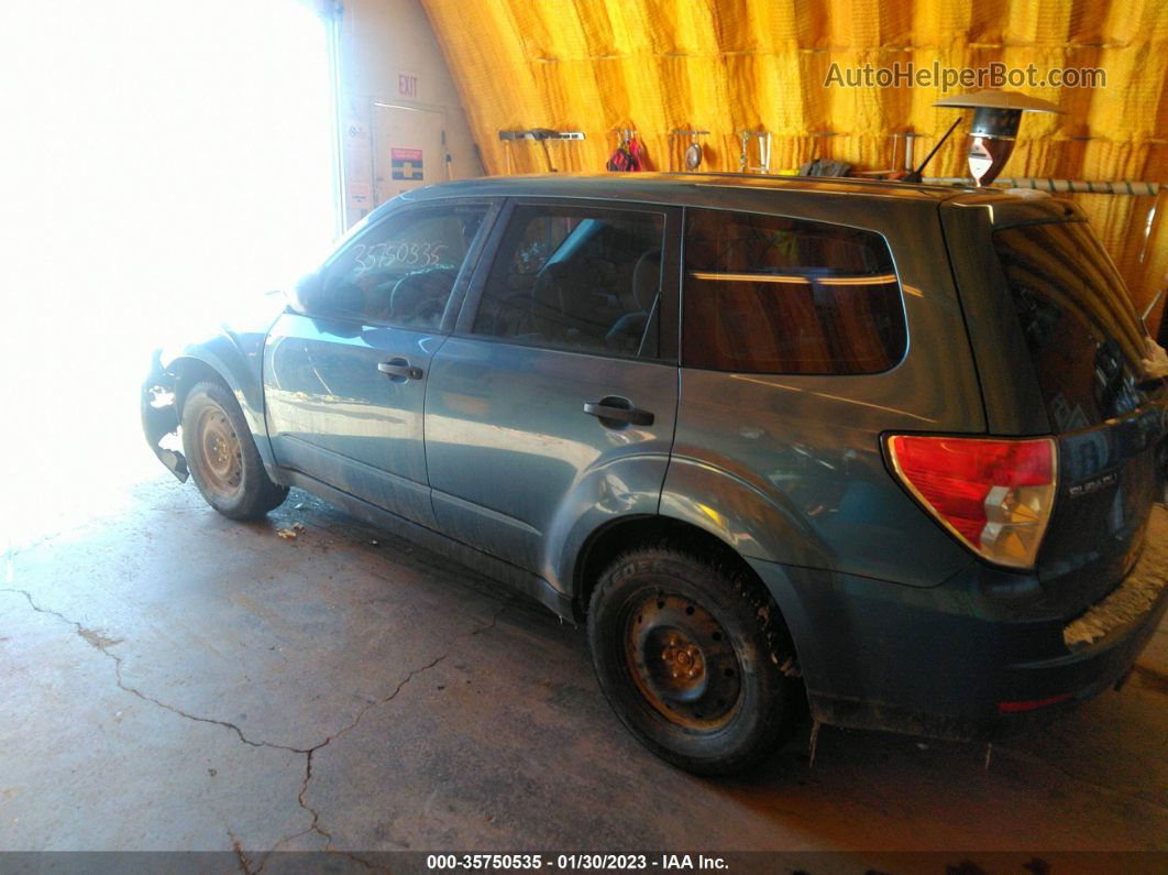 2009 Subaru Forester X Синий vin: JF2SH61619H730541