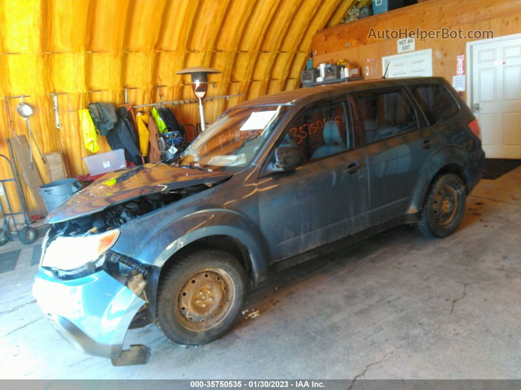 2009 Subaru Forester X Blue vin: JF2SH61619H730541