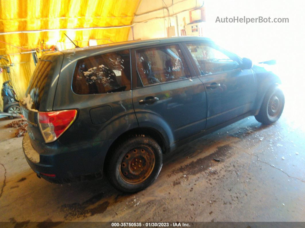 2009 Subaru Forester X Blue vin: JF2SH61619H730541