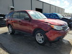 2009 Subaru Forester 2.5x Burgundy vin: JF2SH61619H734198