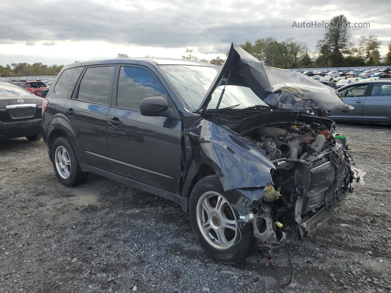 2009 Subaru Forester 2.5x Charcoal vin: JF2SH61619H765659