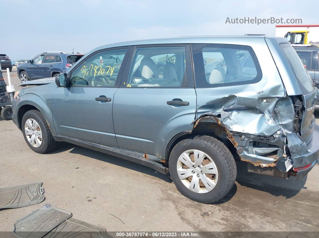 2009 Subaru Forester X Green vin: JF2SH61619H767802