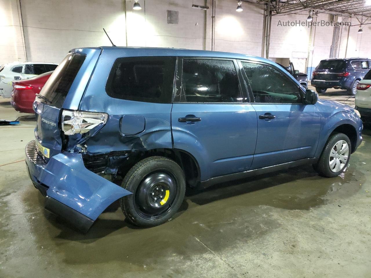 2009 Subaru Forester 2.5x Blue vin: JF2SH61619H774121